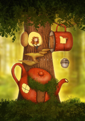 Quiet reading - Ila Illustrations