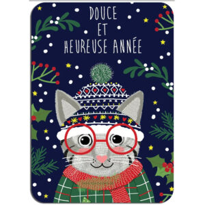 WUNSCHKARTE SÜSSES UND GLÜCKLICHES JAHR - Cartesdart