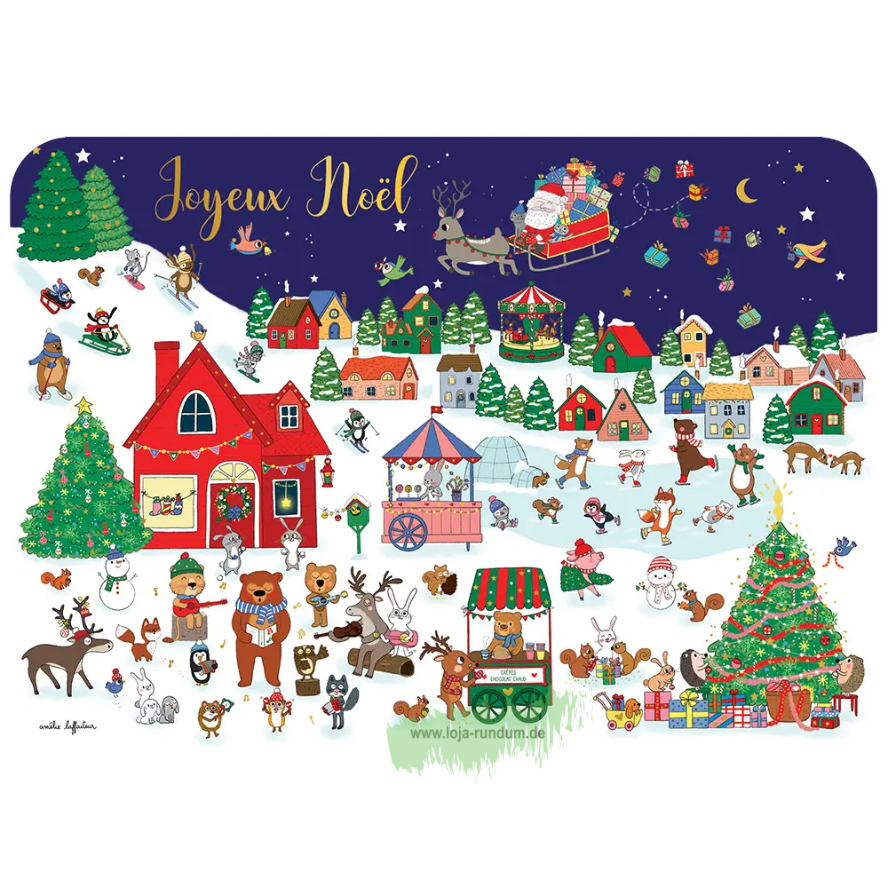 FROHE WEIHNACHTEN DORF - Cartesdart