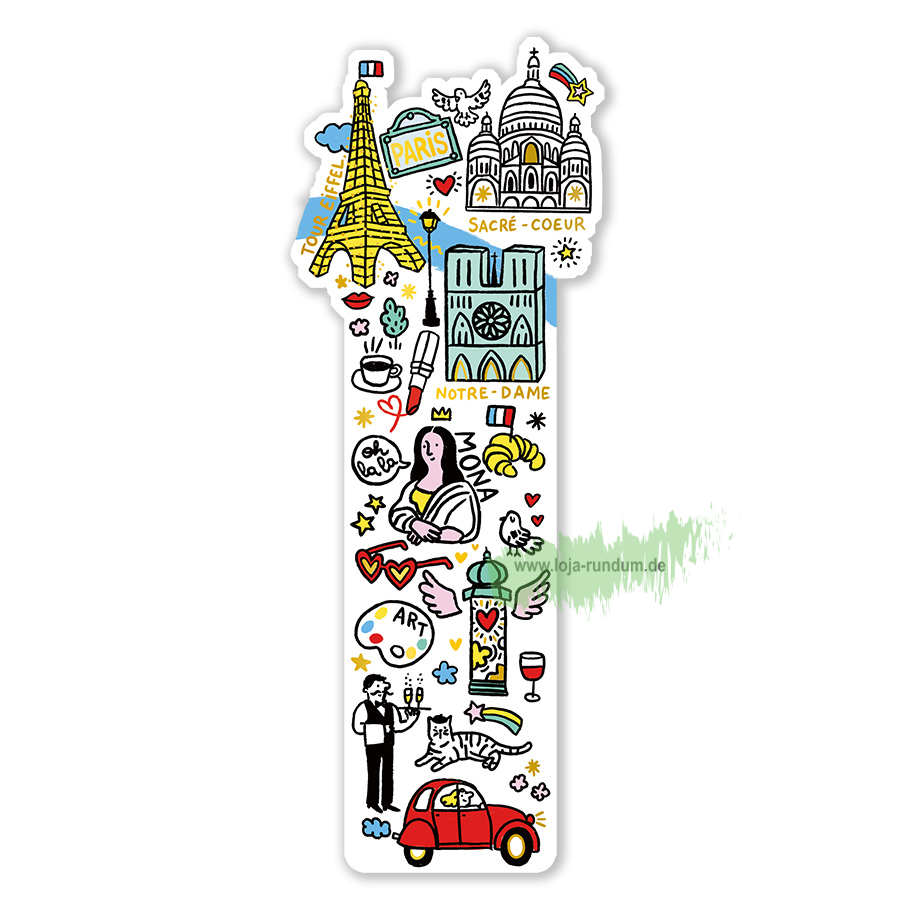 PARIS POP - LESEZEICHEN - Cartedart