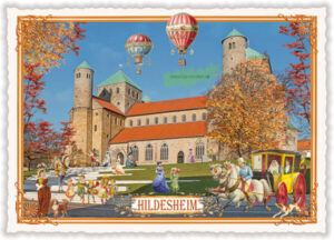 Städte-Postkarte, Hildesheim. Michaeliskirche - Edition Tausendschön PK1301