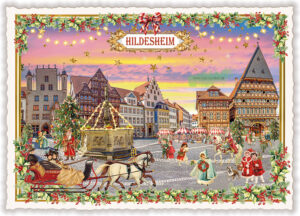 Städte-Postkarte, Hildesheim. Historischer Marktplatz - Edition Tausendschön PK1302