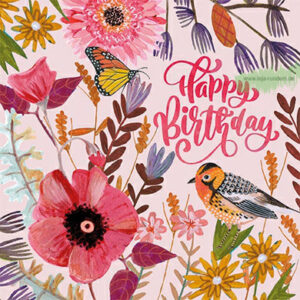 Happy Birthday (Bird) - Edition Gollong