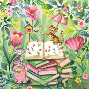 Cats and books - Edition Gollong