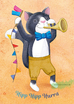 Hipp, hipp, hurray (cat) - Edition Gollong
