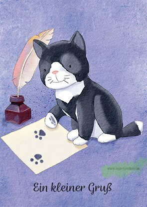 A little greeting (cat) - Edition Gollong