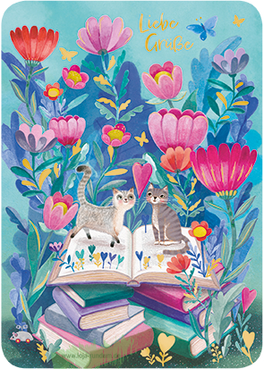 Liebe Grüße (Katzen) - Edition Gollong