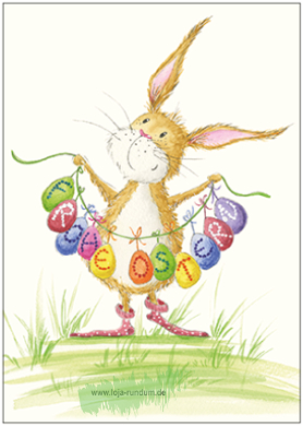 Frohe Ostern (Häschen) - Taurus Kunstkarten
