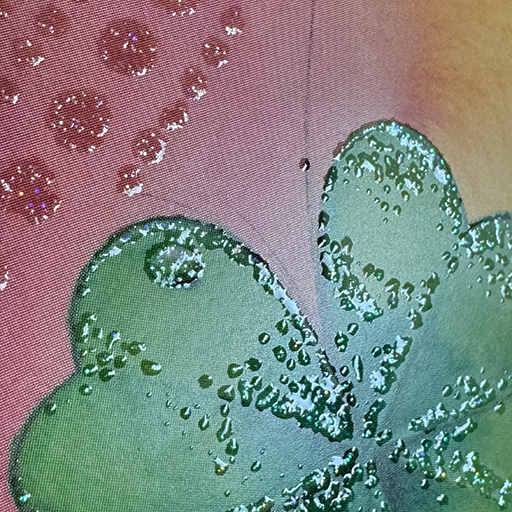 Viel Glück und alles Gute (Frau mit Kleeblatt) - Taurus Kunstkarten – Bild 2