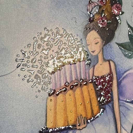 Lass dich feiern (Frau mit Geburtstagstorte) - Taurus Kunstkarten – Bild 2