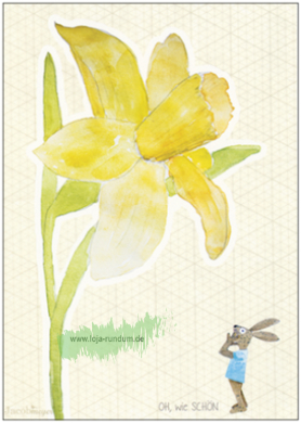 Oh, how beautiful (rabbit) - TAURUS art cards