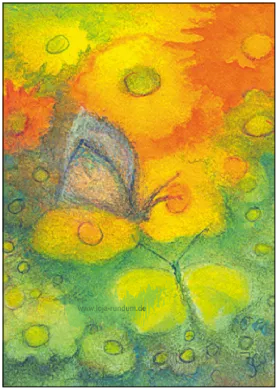 Two butterflies - TAURUS art cards