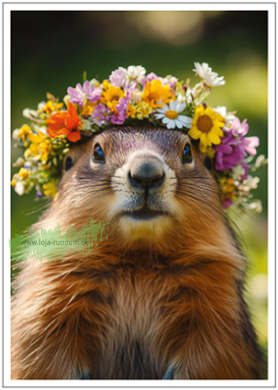 Murmeltiergrüße - Taurus Kunstkarten