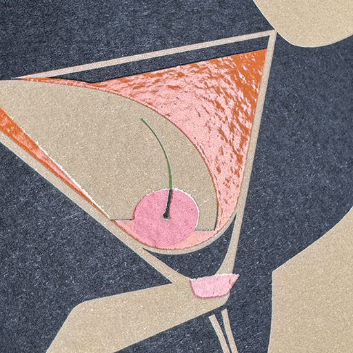 Cheers, girls! (Woman with martini) - Taurus art cards - Image 2