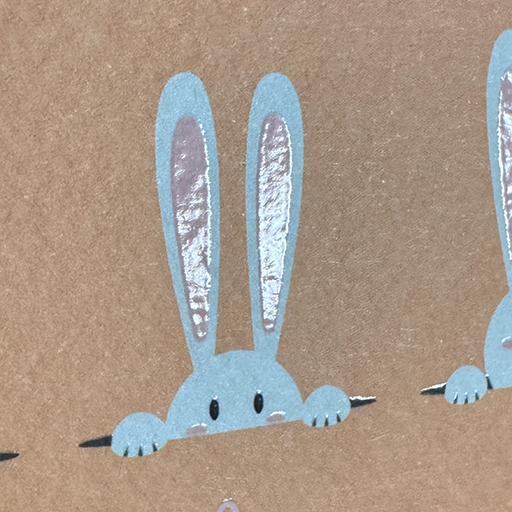 Fröhliche Ostern (neugierige Hasen) - TAURUS Kunstkarten – Bild 2