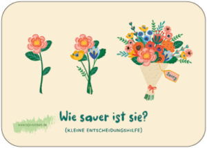 Wie sauer ist sie? (kleine Entscheidungshilfe) - TAURUS Kunstkarten