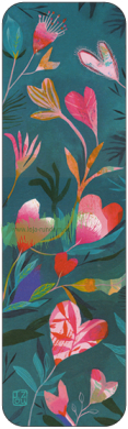 Vines with hearts - BOOKMARK - TAURUS art cards