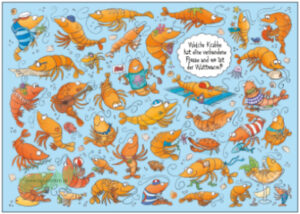 Welche Krabbe hat eine verbundene Flosse... - TAURUS Kunstkarten