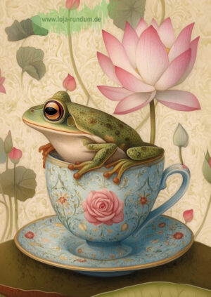 Tierische Teestunde Frosch
