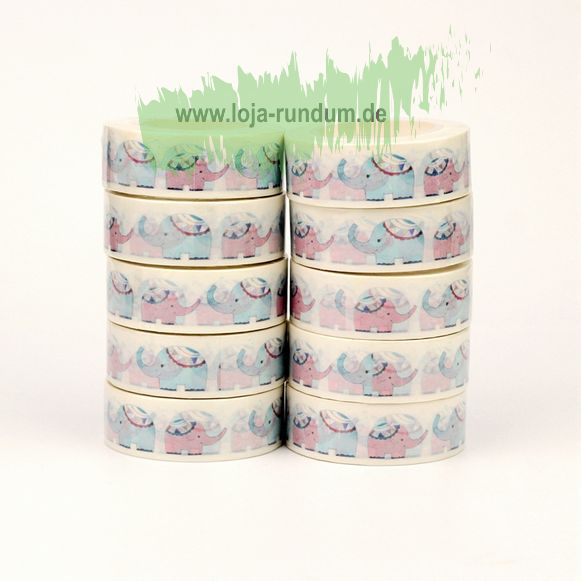Washi Tape - Elephant - Image 3