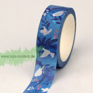 Washi Tape - Blauer Spatz
