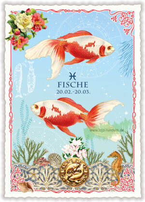 Zodiac sign – Fish - Edition Tausendschön PK1306