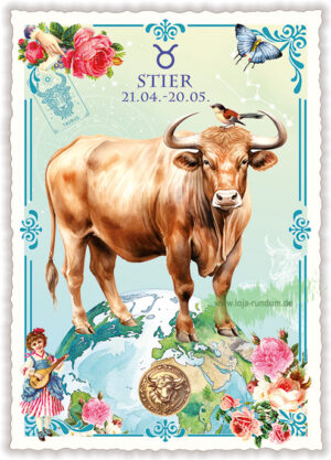 Zodiac sign – Taurus - Edition Tausendschön PK1308