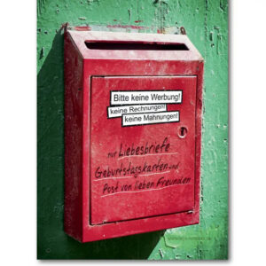 Briefkasten nur für Liebesbriefe
