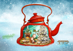 Pre-orders!!! The red teapot - Ila Illustrations