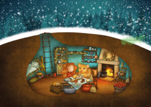 Vorbestellung!!! Winter home - Ila Illustrations
