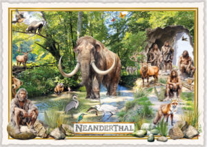 City postcard, Neanderthal - Edition Tausendschön PK1349