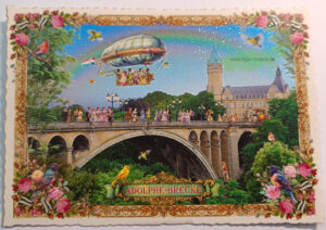 City Postcard, Luxembourg - Adolphe Brécke - Edition Tausendschön PK1362