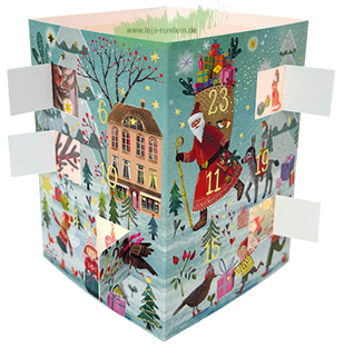 Leuchtender Adventskalender - Winterwald - Edition Gollong