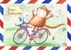 Fussel Cat 2 - Happy Postcrossing