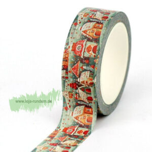 Washi Tape - Winter Häuser