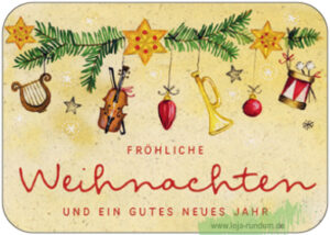 Fröhliche Weihnachten und ein gutes neues Jahr  - TAURUS Kunstkarten