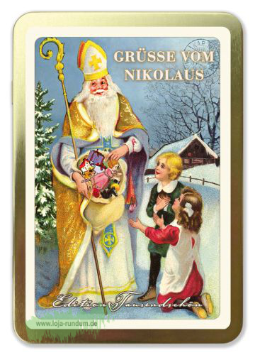 METAL BOX CHRISTMAS - Greetings from St. Nicholas - Edition Tausendschön TS007-012 ** Limited Edition **