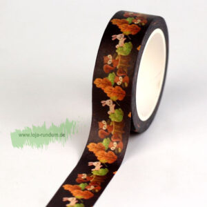 Washi Tape - Eichhörnchen und Hase