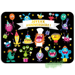HAPPY BIRTHDAY, MONSTER! - Cartesdart