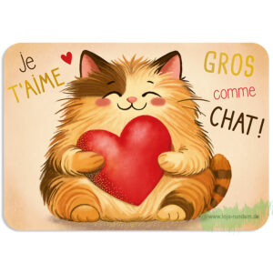 I LOVE YOU AS MUCH AS A CAT - Cartesdart